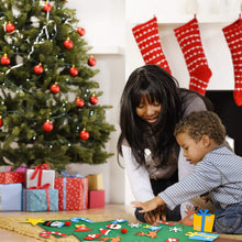 Lataa kuva Galleria-katseluun, DIY Christmas Tree With Ornaments For Children