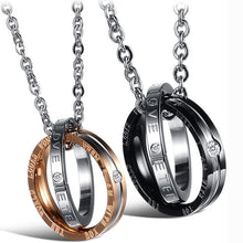 Lataa kuva Galleria-katseluun, Stainless Steel Matching Necklaces For Couples