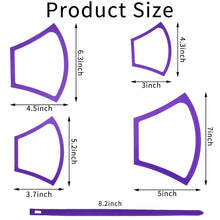 Cargar imagen en el visor de la galería, 4 Sizes, Face Covering DIY Sewing Template Kit