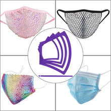 Cargar imagen en el visor de la galería, 4 Sizes, Face Covering DIY Sewing Template Kit