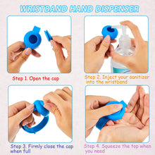Lataa kuva Galleria-katseluun, New-upgrade Wristband Dispenser Hand Washing Watch(15ml,2PCS)