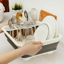 Lataa kuva Galleria-katseluun, Foldable Dish Rack KITCHEN TOOLS smartsaker 