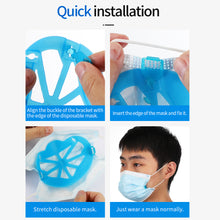 Cargar imagen en el visor de la galería, 3 Ways To Use- Adjustable 3D Mask Bracket With lanyard