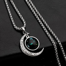 Lataa kuva Galleria-katseluun, 12 Constellation Moon Necklace For Men Women Boy Girl