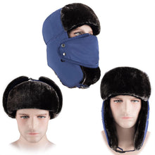Lataa kuva Galleria-katseluun, Unisex Cold-Proof Thickened Plush Hat with Windproof Facemask