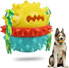 Cargar imagen en el visor de la galería, Chew Squeaky Toothbrush Toy Float Ball for Small/Medium/Large Dogs