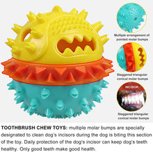 Cargar imagen en el visor de la galería, Chew Squeaky Toothbrush Toy Float Ball for Small/Medium/Large Dogs