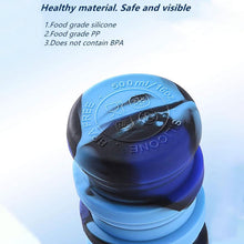 Laden Sie das Bild in den Galerie-Viewer. Foldable Silicone Sports Water Bottles Eco Friendly