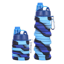 Laden Sie das Bild in den Galerie-Viewer. Foldable Silicone Sports Water Bottles Eco Friendly