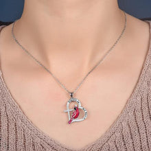 Laden Sie das Bild in den Galerie-Viewer. Women's Heart And Bird Necklace