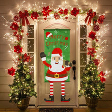 Lataa kuva Galleria-katseluun, Merry Christmas Porch Sign Decorative Banner