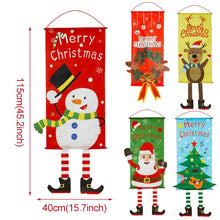 Lataa kuva Galleria-katseluun, Merry Christmas Porch Sign Decorative Banner