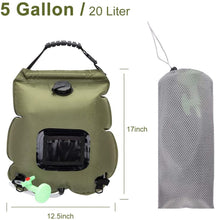 Lataa kuva Galleria-katseluun, Portable Solar Shower Bag For Camping