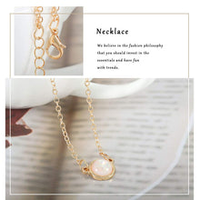 Lataa kuva Galleria-katseluun, Moon and Sun Layered Necklace Gift for Women