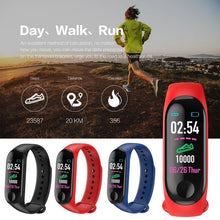 Chargez l'image dans la visionneuse de la galerie, M4 Smart Bracelet Band Color Sport Fitness Pedometer Tracker Watch