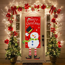 Lataa kuva Galleria-katseluun, Merry Christmas Porch Sign Decorative Banner