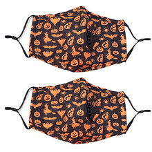 Chargez l'image dans la visionneuse de la galerie, <transcy>Masque de protection respirant d'Halloween (2 pièces)</transcy>