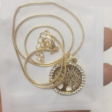Lataa kuva Galleria-katseluun, Tree Of Life Necklace &amp; Earrings Set