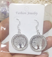 Lataa kuva Galleria-katseluun, Tree Of Life Necklace &amp; Earrings Set