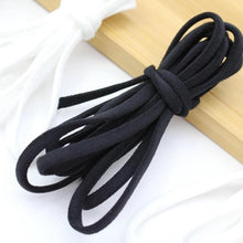 Cargar imagen en el visor de la galería, <transcy>Cuerda de correa de máscara elástica plana de 3,5 mm / cuerda suave para orejeras (50 yardas)</transcy>
