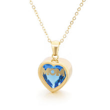 Lataa kuva Galleria-katseluun, Women's Love Heart Twelve Month Mother Necklace