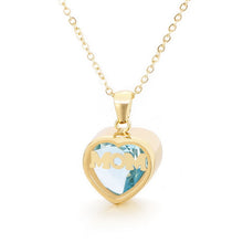 Lataa kuva Galleria-katseluun, Women's Love Heart Twelve Month Mother Necklace