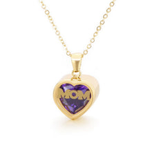 Lataa kuva Galleria-katseluun, Women's Love Heart Twelve Month Mother Necklace