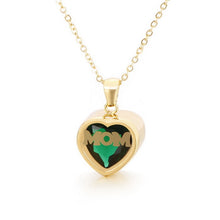 Lataa kuva Galleria-katseluun, Women's Love Heart Twelve Month Mother Necklace