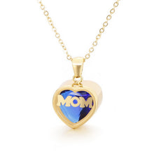 Lataa kuva Galleria-katseluun, Women's Love Heart Twelve Month Mother Necklace