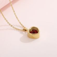 Lataa kuva Galleria-katseluun, Women's Love Heart Twelve Month Mother Necklace