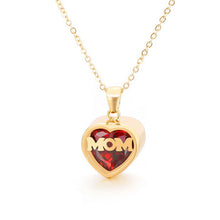 Lataa kuva Galleria-katseluun, Women's Love Heart Twelve Month Mother Necklace