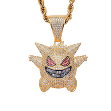 Chargez l'image dans la visionneuse de la galerie, 【Free Shipping】Hip Hop Bling Iced-Out Gengar Pendant Necklace