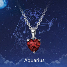 Laden Sie das Bild in den Galerie-Viewer. 925 Sterling Silver Birthstone Pendant Necklace