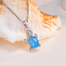 Lataa kuva Galleria-katseluun, Cute Tortoise Crystal Zircon Necklace For Women And Girls