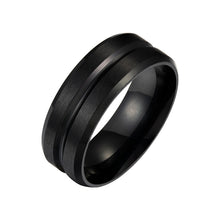 Lataa kuva Galleria-katseluun, 8MM Mens Stainless Steel Finger Ring
