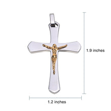 Cargar imagen en el visor de la galería, Titanium Steel Jesus Cross Pendant