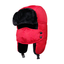 Lataa kuva Galleria-katseluun, Unisex Cold-Proof Thickened Plush Hat with Windproof Facemask
