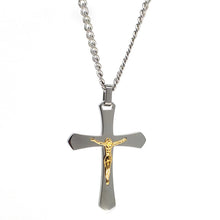 Cargar imagen en el visor de la galería, Titanium Steel Jesus Cross Pendant