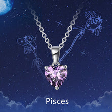 Laden Sie das Bild in den Galerie-Viewer. 925 Sterling Silver Birthstone Pendant Necklace