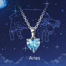 Laden Sie das Bild in den Galerie-Viewer. 925 Sterling Silver Birthstone Pendant Necklace
