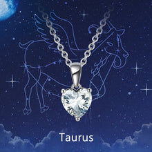 Laden Sie das Bild in den Galerie-Viewer. 925 Sterling Silver Birthstone Pendant Necklace