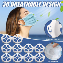 Cargar imagen en el visor de la galería, 3D Silicone Mask Brackets Increase Breathing Space