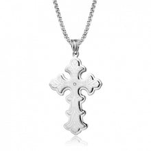 Laden Sie das Bild in den Galerie-Viewer. Men's Gothic Style Large Cross Necklace
