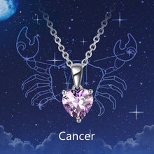 Laden Sie das Bild in den Galerie-Viewer. 925 Sterling Silver Birthstone Pendant Necklace