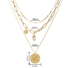 Laden Sie das Bild in den Galerie-Viewer. Women's Gold-Plated Exquisite Pendant Necklace