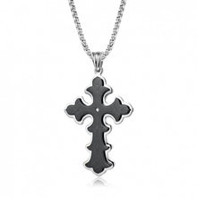 Laden Sie das Bild in den Galerie-Viewer. Men's Gothic Style Large Cross Necklace