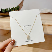 Lataa kuva Galleria-katseluun, 2021 Titanium Steel Gold Chain Necklace For Women Fashion Collar Jewelry