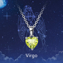 Laden Sie das Bild in den Galerie-Viewer. 925 Sterling Silver Birthstone Pendant Necklace