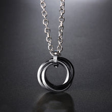 Cargar imagen en el visor de la galería, Three Circle Men's Stainless Steel Necklace