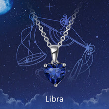 Laden Sie das Bild in den Galerie-Viewer. 925 Sterling Silver Birthstone Pendant Necklace